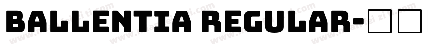 Ballentia Regular字体转换